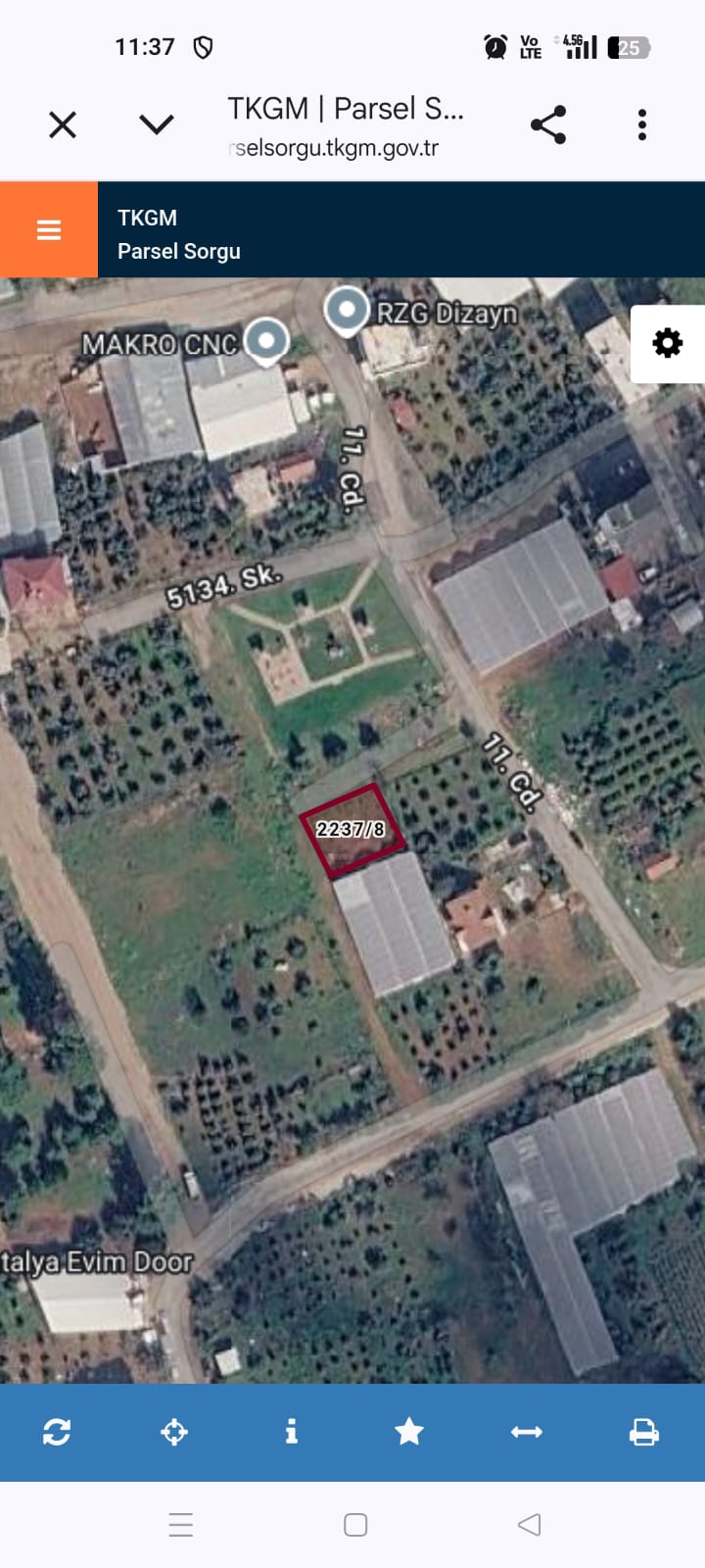 varsak esentepede satıklık arsa